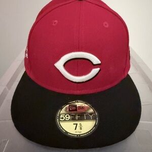 New Era Red and Black 59FIFTY Cap